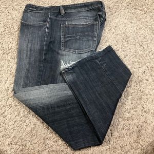 Buffalo David Bitton Authentic Vintage Premium Denim JeansDark Wash Distressed